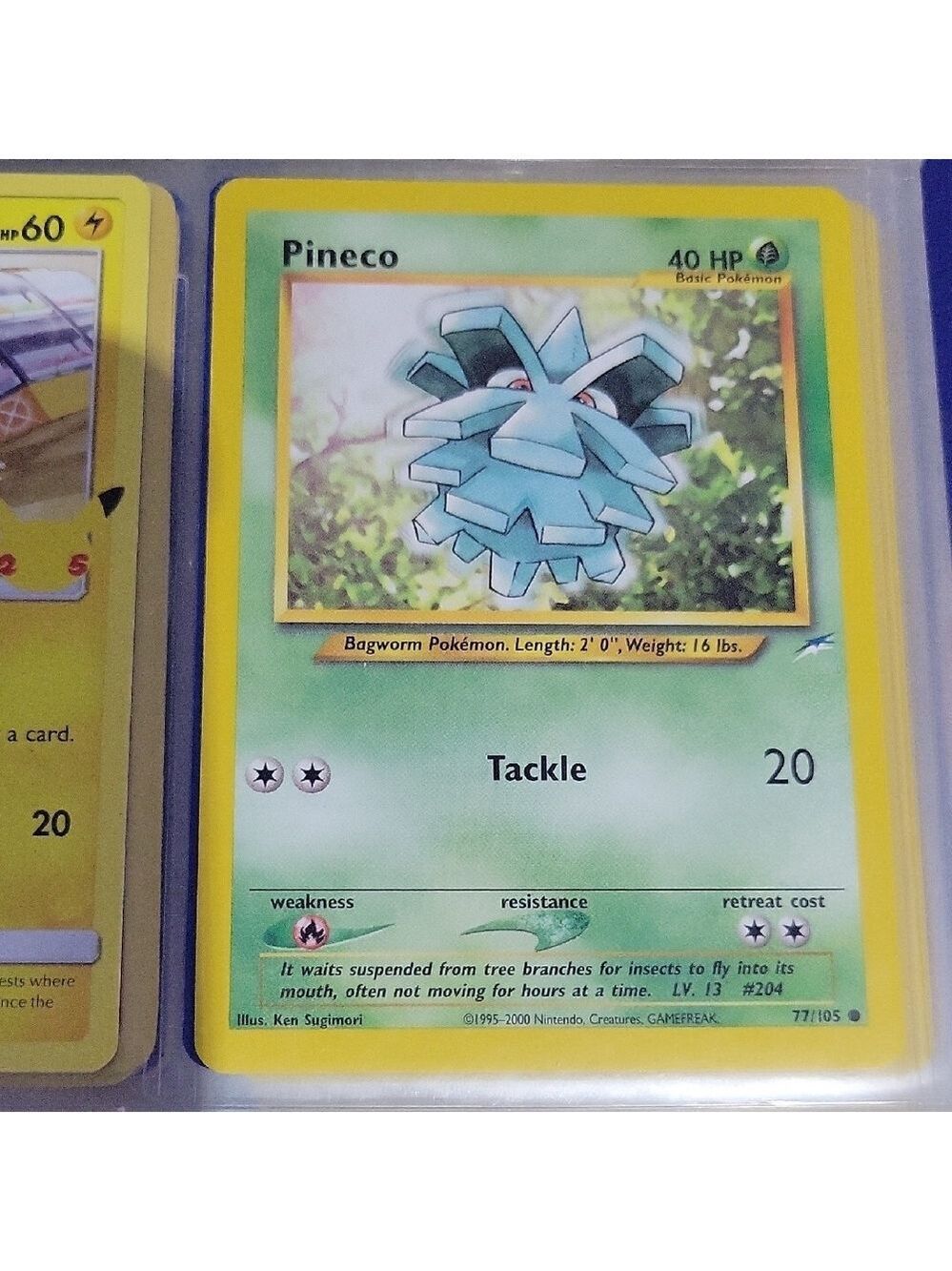 Pokemon Pineco Card